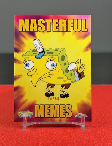 2025 topps chrome spongebob - chrome,