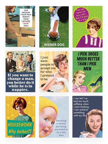 Humour fridge magnet - fridge,
