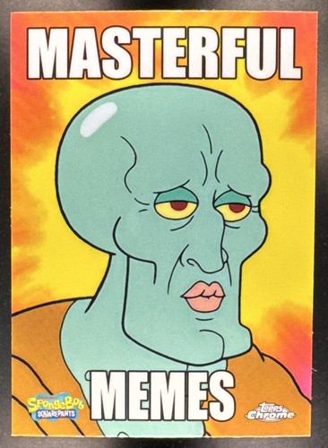 2025 topps chrome spongebob - chrome,