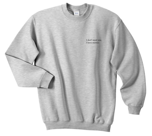 Felpa maglione don need - felpa, don't